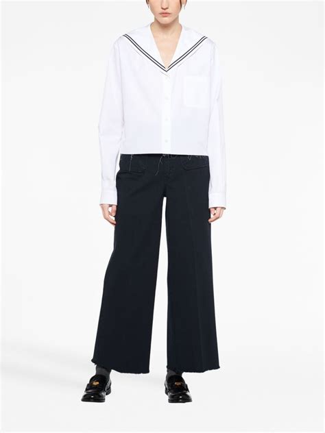 Miu Miu Sailor Poplin Shirt 